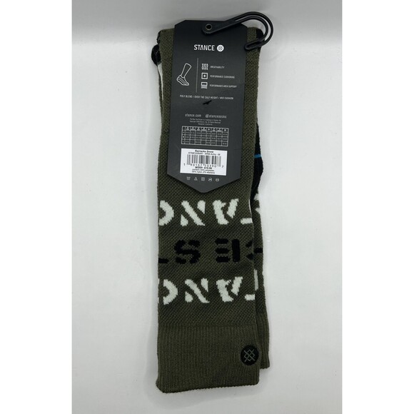 Stance Barracks Snow Socks Poly Blend Size Medium Men's 6-8.5, Women's 8-10.5 - Picture 2 of 7